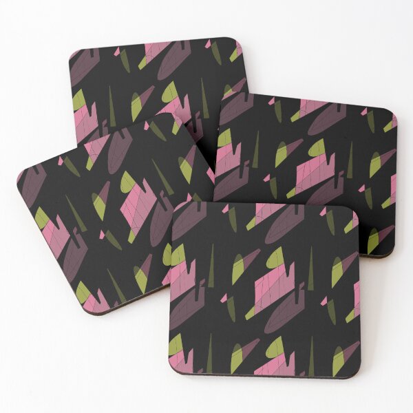 Item preview, Scribble color block fun chaotic black pattern designed and sold by Yana Mustafina | Boho Soulful Designs.