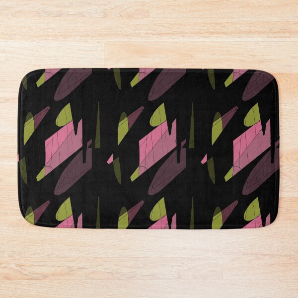 Item preview, Scribble color block fun chaotic black pattern designed and sold by Yana Mustafina | Boho Soulful Designs.