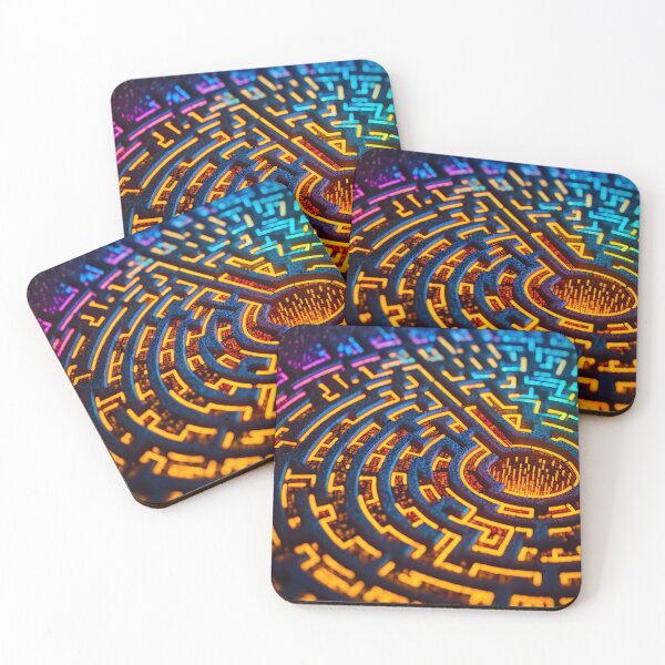 Item preview, Bright Rainbow Maze designed and sold by Maelgoa.