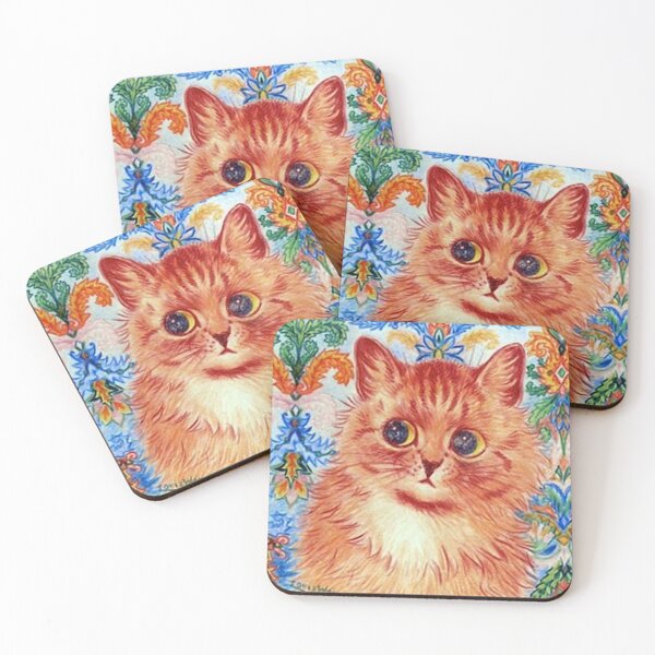 Item preview, Mystical Feline Delight: Louis Wain's Artistic Wonder Sticker designed and sold by BeniSof.