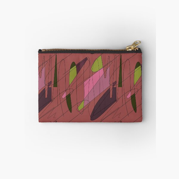 Item preview, Scribble color block fun chaotic coral pattern designed and sold by Yana Mustafina | Boho Soulful Designs.