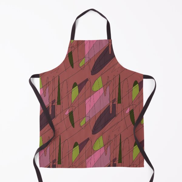 Item preview, Scribble color block fun chaotic coral pattern designed and sold by Yana Mustafina | Boho Soulful Designs.