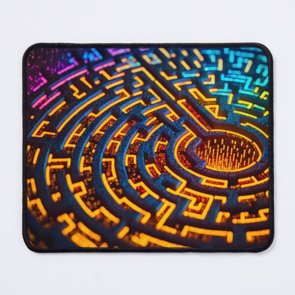 Item preview, Bright Rainbow Maze designed and sold by Maelgoa.