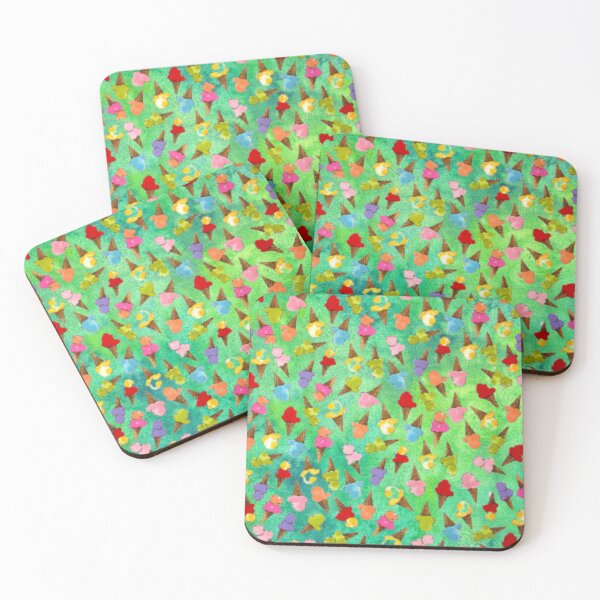 Item preview, Ice Cream Cones Cosmic Green designed and sold by Profitrip.