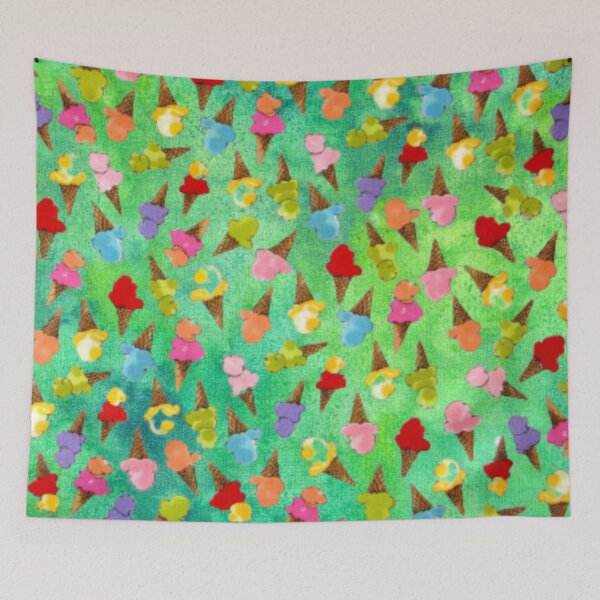 Item preview, Ice Cream Cones Cosmic Green designed and sold by Profitrip.