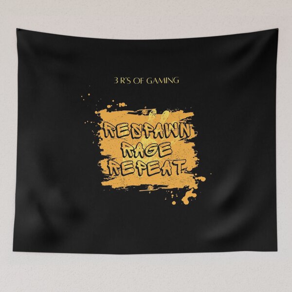 Item preview, Respawn, Rage, Repeat: The 3 R's of Gaming designed and sold by HoatzonClothing.