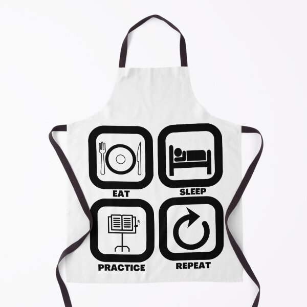 Item preview, eat, sleep, practice and repeat designed and sold by vidademusico.