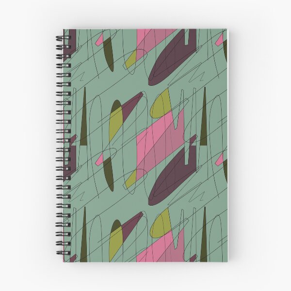 Item preview, Scribble color block fun chaotic turquoise pattern designed and sold by Yana Mustafina | Boho Soulful Designs.