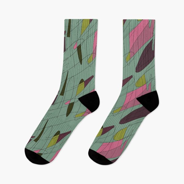 Item preview, Scribble color block fun chaotic turquoise pattern designed and sold by Yana Mustafina | Boho Soulful Designs.