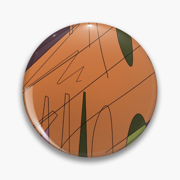 Item preview, Scribble color block fun chaotic orange pattern designed and sold by Yana Mustafina | Boho Soulful Designs.