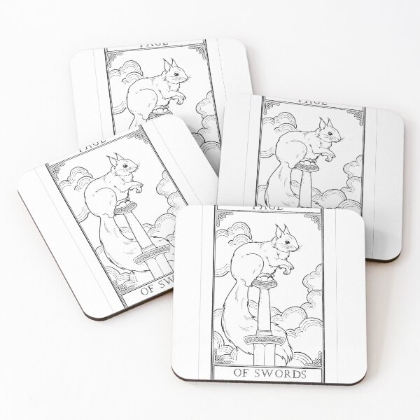 Item preview, Carrow's Tarot - Page of Swords designed and sold by CarrowBrown.
