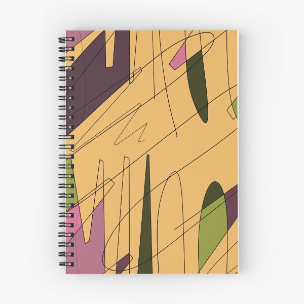 Item preview, Scribble color block fun chaotic yellow pattern designed and sold by Yana Mustafina | Boho Soulful Designs.