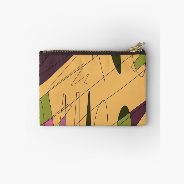Item preview, Scribble color block fun chaotic yellow pattern designed and sold by Yana Mustafina | Boho Soulful Designs.