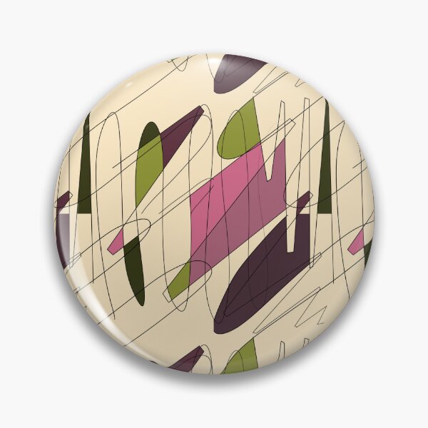 Item preview, Scribble color block fun chaotic beige pattern designed and sold by Yana Mustafina | Boho Soulful Designs.