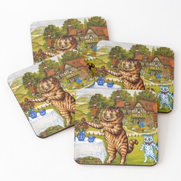 Item preview, Mystical Feline Delight: Louis Wain's Artistic Wonder Sticker designed and sold by BeniSof.