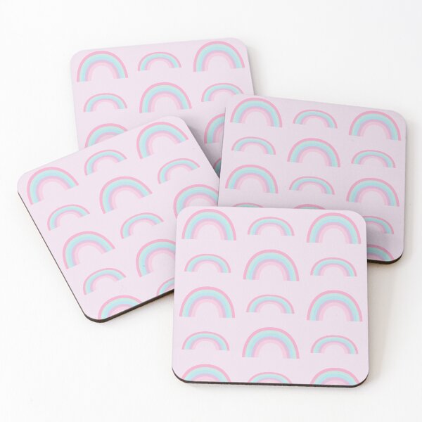 Item preview, Pastel Rainbows Pattern 1 designed and sold by Daniel Bevis Design.
