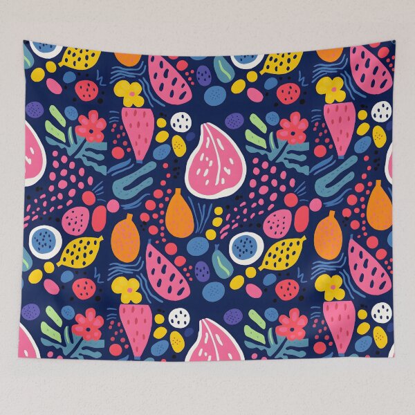 Item preview, Tropical Delights: Playful Abstracted Fruits designed and sold by BNCH44.