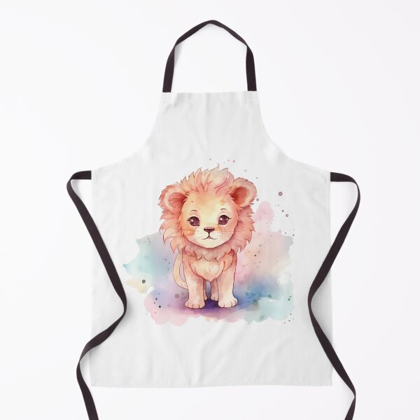 Item preview, Cute Watercolor Lion Cub designed and sold by Jdelgado813.