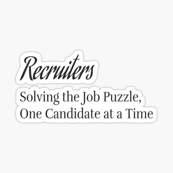 Item preview, Recruiter designed and sold by joabaj.