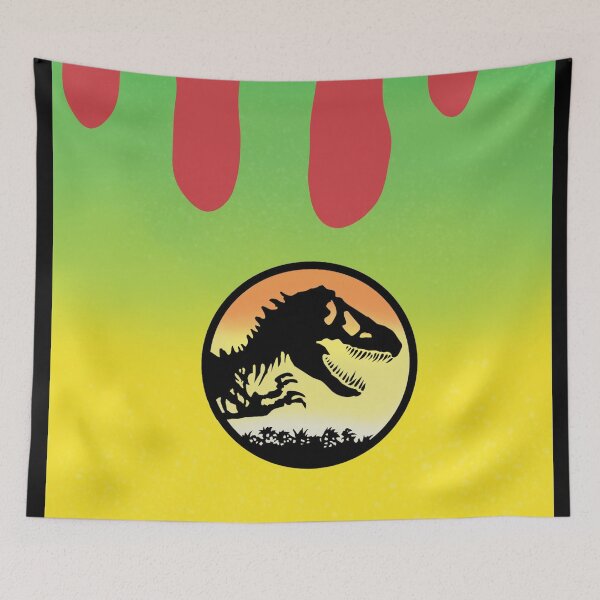 Item preview, dino park pattern designed and sold by Blck-Acid-Devil.
