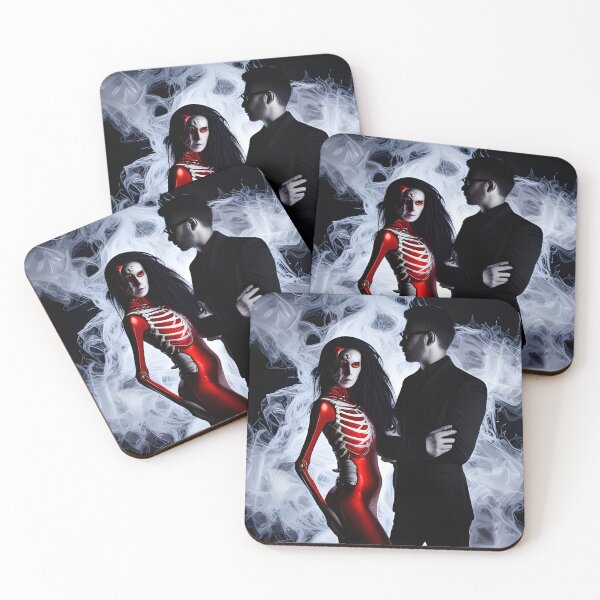 Item preview, Skeleton couple, gothic love , designed and sold by GothicRubette.