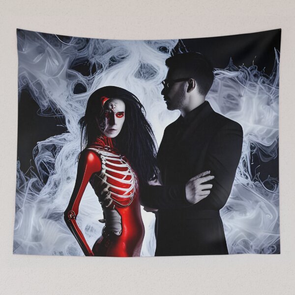 Item preview, Skeleton couple, gothic love , designed and sold by GothicRubette.