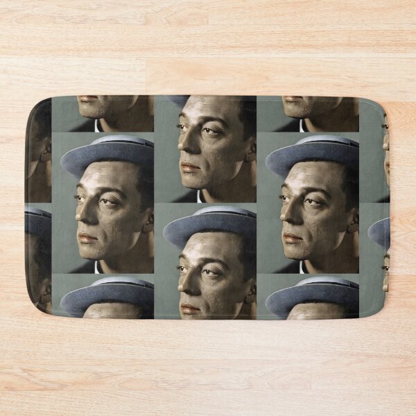 Item preview, Colorized Close Up Portrait of Buster Keaton, Single and Repeating Pattern designed and sold by Nicolette Olivier.