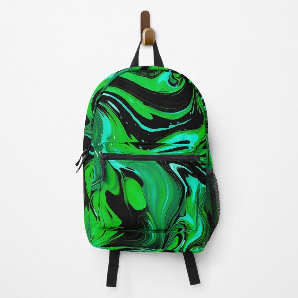 Item preview, Ethereal Enigma - Swirling Psychedelic Absurdism in Green and Black designed and sold by vadimcarazan.