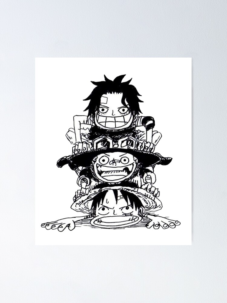 Poster One Piece - Ace Sabo Luffy  Wall Art, Gifts & Merchandise