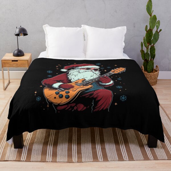 Item preview, Christmas Guitar Gift Santa Claus Guitarist Funny Guitar designed and sold by KsuAnn.