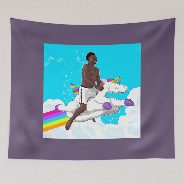 Item preview, Bukayo Saka Unicorn Greeting Card 	 designed and sold by soqxhbmm9.