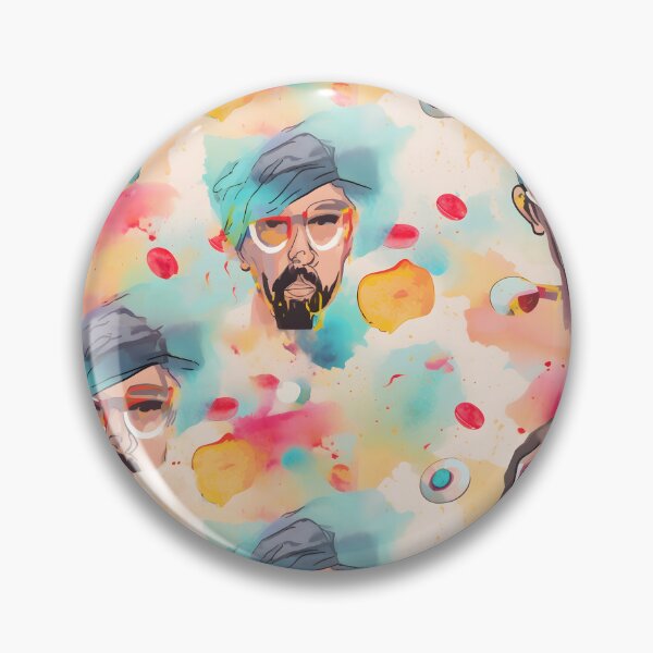 Item preview, Mac Dre Vintage Spring Color Watercolor Pattern - Artistic Tribute to the Rap Icon designed and sold by Retro-ArtDeco.