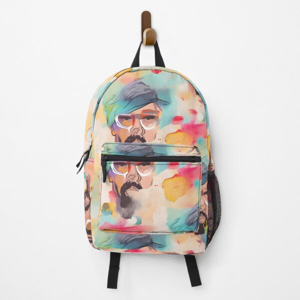 Item preview, Mac Dre Vintage Spring Color Watercolor Pattern - Artistic Tribute to the Rap Icon designed and sold by Retro-ArtDeco.