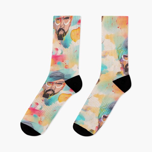 Item preview, Mac Dre Vintage Spring Color Watercolor Pattern - Artistic Tribute to the Rap Icon designed and sold by Retro-ArtDeco.