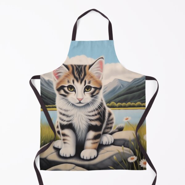 Item preview, Cute kitten sitting in the summer sun on a beautiful day. designed and sold by Liljinkzy.