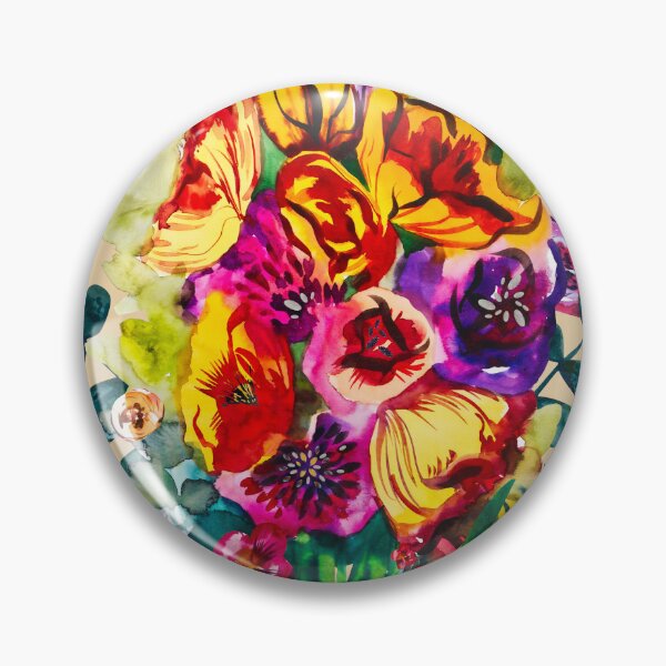Item preview, Summer Flower Bouquet in a tea mug designed and sold by IngaDesign.