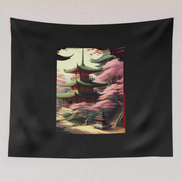 Item preview, the pagoda digital art designed and sold by artedigitaluy.