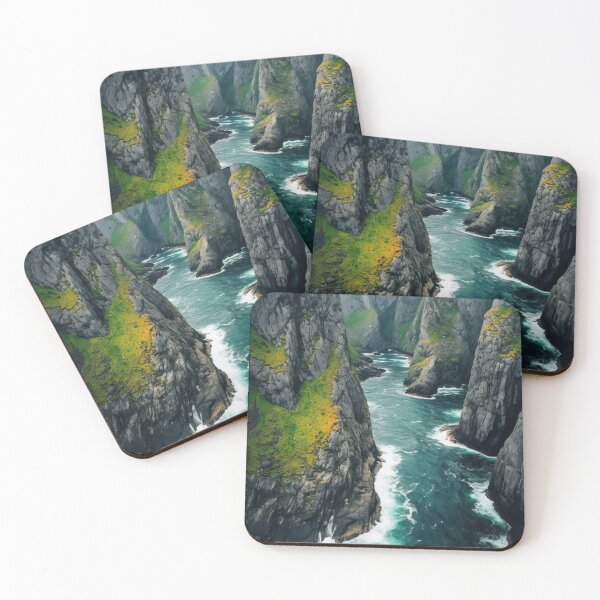 Item preview, Nordic Cliffs - Spectacular Coastline of Dynamic Beauty designed and sold by Piotrek0001.