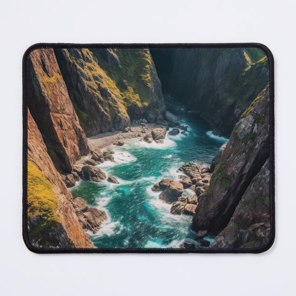 Item preview, Nordic Cliffs - Spectacular Coastline of Dynamic Beauty designed and sold by Piotrek0001.