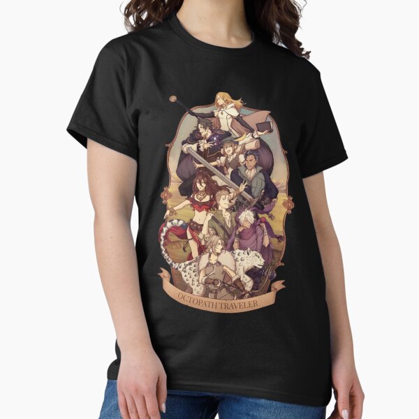 OCTOPATH TRAVELER Blu-ray Tシャツ Octopath Traveler T-Shirts for Sale | Redbubble