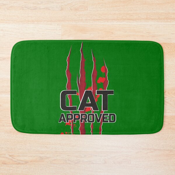 Item preview, cat kitten pet approved scratch seal designed and sold by graphicsbuddy.