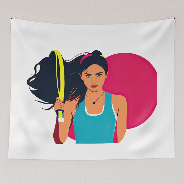 Item preview, Beautiful Tennis Player Girl in Wimbledon. designed and sold by arfazel-shutter.