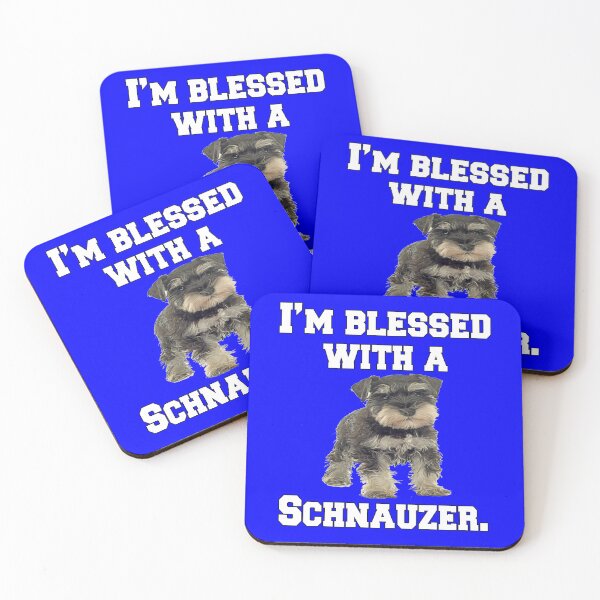 Item preview, Dueño de un perro Schnauzer Estoy bendecido con un Schnauzer designed and sold by fantasticdesign.
