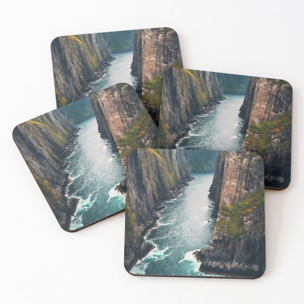 Item preview, Nordic Cliffs - Spectacular Coastline of Dynamic Beauty designed and sold by Piotrek0001.