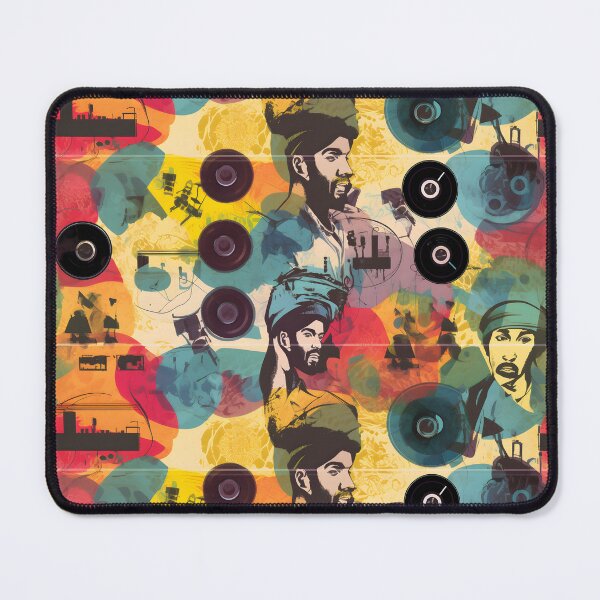 Item preview, Mac Dre Vintage Colorful Pattern - Artistic Homage to the Legendary Rapper designed and sold by Retro-ArtDeco.