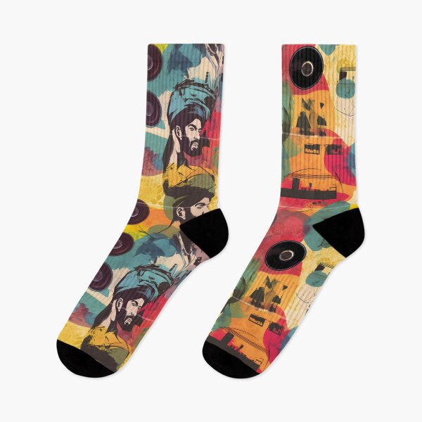 Item preview, Mac Dre Vintage Colorful Pattern - Artistic Homage to the Legendary Rapper designed and sold by Retro-ArtDeco.
