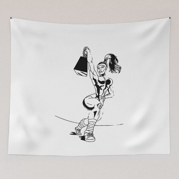 Item preview, Power Fit - FITNESS Collection - Black and White designed and sold by noirnoire.