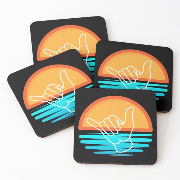 Item preview, Shaka Surfer Hand Sign - Beach Sunset - Surfer Gift designed and sold by Sophie’s Tees.