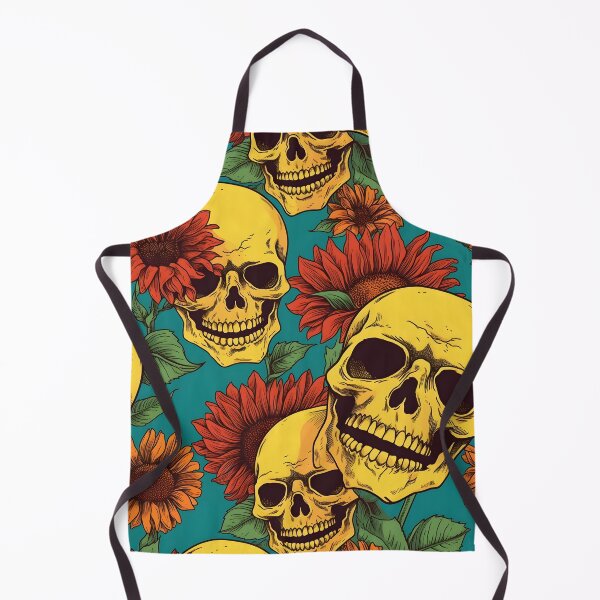 Item preview, Skulls & Gerber Daisies designed and sold by DegenerateDsign.