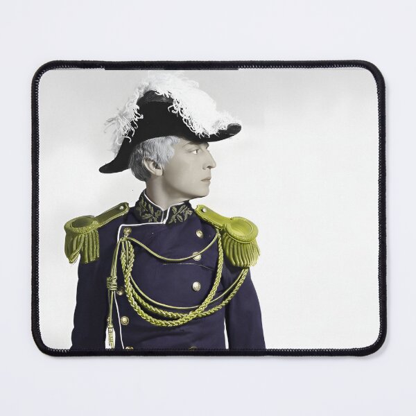 Item preview, Admiral Buster Keaton, Colorized Portrait, Single and Repeating Image designed and sold by Nicolette Olivier.
